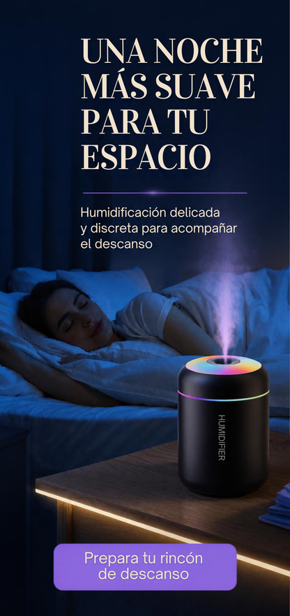 Mini humidificador MoodeLab, detalle visual del producto